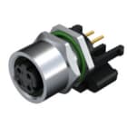 WEIDMULLER - Connettore a innesto circolare M12, 4 poli, montaggio pannello posteriore SAIE-M12BD-4-H10TL.