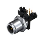 WEIDMULLER - Connettore circolare M12 a 4 poli per circuito stampato, montaggio frontale SAIEW-M12SB-4-FTL.