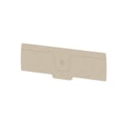 WEIDMULLER - Piastra terminale 127.75 mm x 2.4 mm beige scuro AEP AP22