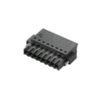 WEIDMULLER - Connettori per circuito stampato, 160V, 17.5A, Passo 3.50mm, 1.5mm², 8 poli, PUSH IN con attuatore, Box BLF 3.50/08/180F SN BK BX.
