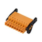 WEIDMULLER - Connettori per circuito stampato 160V 17.5A Passo 3.50mm 1.5mm² 8 poli PUSH IN attuatore Box BLF 3.50/08/180LR SN OR BX.