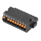 WEIDMULLER - Connettori per circuito stampato 160V 2.2A Passo 3.50mm 1.5mm² 10 poli PUSH IN con attuatore Box BL-I/O 3.50/10F CJC AU BK BX