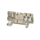 WEIDMULLER - Morsetto innestabile Beige scuro 1.5 mm² Numero di collegamenti: 3 Numero di piani: 1 V-0 Wemid APGTB 1.5 FT 3C/1. 2482180000