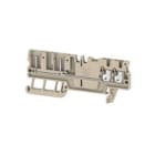 WEIDMULLER - Morsetto Beige scuro 1.5 mm² 4 collegamenti 1 piano V-0 Wemid APGTB 1.5 FT 4C/2.