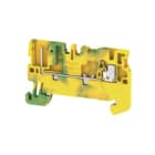 WEIDMULLER - Morsetto PE PUSH IN Verde/giallo 1.5 mm² Numero di collegamenti: 2 Numero di piani: 1 TS 35 V-0 Wemid APGTB 1.5 PE 2C/1.