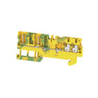 WEIDMULLER - Morsetto PE PUSH IN Verde/giallo 1.5 mm² Numero di collegamenti: 4 Numero di piani: 1 TS 35 V-0 Wemid APGTB 1.5 PE 4C/2. 2482240000