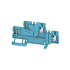 WEIDMULLER - Morsetto blu 1.5mm² 4 collegamenti 2 piani V-0 Wemid APGTB 1.5 2T 4C/2 BL.