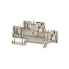 WEIDMULLER - Morsetto Beige scuro 1.5 mm² 4 collegamenti 2 piani V-0 Wemid APGTB 1.5 2T VL 4C/2.