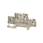 WEIDMULLER - Morsetto Beige scuro 1.5 mm² 4 collegamenti 2 piani V-0 Wemid APGTB 1.5 2T VL 4C/2.
