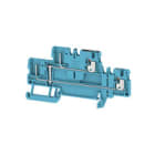 WEIDMULLER - Morsetto blu 1.5mm² 4 collegamenti 2 piani V-0 Wemid APGTB 1.5 2T VL 4C/2 BL.
