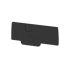 WEIDMULLER - Piastra terminale 71.9 mm x 2.1 mm nero, AEP 3C 4 BK