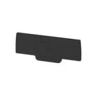 WEIDMULLER - Piastra terminale 75.55 mm x 2.1 mm nero, AEP 4C 2.5 BK