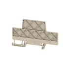 WEIDMULLER - Pareti di separazione (Morsetto) Beige scuro, Posizione verticale: 89.15 mm, Larghezza: 2.5 mm, V-0, Wemid APP 4. 2489110000
