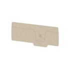 WEIDMULLER - Piastra terminale, 100.23 mm x 2.1 mm, Beige scuro AEP 3C 10/16