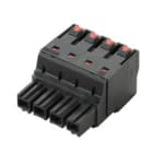 WEIDMULLER - Connettore 10.16 mm BUF 10.16IT/04/180 AG BK BX