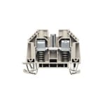 WEIDMULLER - Morsettiera passante a vite, Beige scuro, 10 mm², 57 A, 500 V, 2 collegamenti, TS 35, V-0, Wemid, 130 °C, WDU 10 SL STB 14.