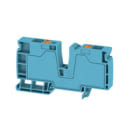 WEIDMULLER - Morsetto d'alimentazione PUSH IN blu 16 mm² 76 A 800 V Numero di collegamenti: 2 Numero di piani: 1 TS 35 V-0 Wemid ALO 16 BL.