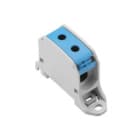WEIDMULLER - Morsetto ripartitore di potenziale, collegamento a vite, blu, 50 mm², 150 A, 1000 V, numero di piani: 1, V-0, Wemid WPD 130 1X50/1X50 BL.