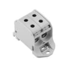 WEIDMULLER - Morsetto ripartitore di potenziale, collegamento a vite, grigio chiaro, 50 mm², 150 A, 1000 V, numero di piani: 1, V-0, Wemid WPD 230 2X50/2X50 GY.