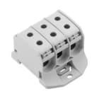 WEIDMULLER - Morsetto ripartitore di potenziale, collegamento a vite, grigio chiaro, 50 mm², 150 A, 1000 V, numero di piani: 1, V-0, Wemid WPD 330 3X50/3X50 3XGY.