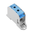 WEIDMULLER - Morsetto ripartitore di potenziale, collegamento a vite, blu, 95 mm², 232 A, 1000 V, numero di piani: 1, V-0, Wemid WPD 131 1X95/1X95 BL.
