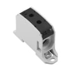 WEIDMULLER - Morsetto ripartitore di potenziale, collegamento a vite, nero, 95 mm², 232 A, 1000 V, numero di piani: 1, V-0, Wemid WPD 131 1X95/1X95 BK.