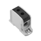 WEIDMULLER - Morsetto ripartitore di potenziale, collegamento a vite, nero, 185 mm², 353 A, 1000 V, TS 35, V-0, Wemid, WPD 132 1X185/1X185 BK.
