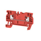 WEIDMULLER - Morsettiera passante PUSH IN rosso 1.5 mm² 17.5 A 500 V Numero di collegamenti: 2 Numero di piani: 1 TS 35 V-0 Wemid 130 °C A2C 1.5 RD.