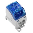 WEIDMULLER - Morsetto ripartitore di potenziale, collegamento a vite, blu, 214 A, 1000 V, numero di piani: 1, piastra di montaggio TS 35, V-0, Wemid WPD 105 1X35+1X16/2X25+3X16 BL.
