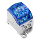 WEIDMULLER - Morsetto ripartitore di potenziale, collegamento a vite, blu, 215 A, 1000 V, numero di piani: 1, piastra di montaggio TS 35, V-0, Wemid WPD 106 1X70/2X25+3X16 BL.