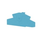WEIDMULLER - Piastre terminali blu, Posizione verticale: 112.64 mm, Larghezza: 2.1 mm, V-0, Wemid AEP 2T 2.5 3C BL.