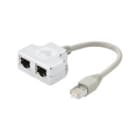 WEIDMULLER - Connettore a innesto passante IP20 per Industrial Ethernet IE-AD-3RJ45-1:1.