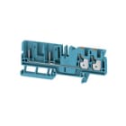WEIDMULLER - Morsetto blu innestabile 4,4 mm², 2 collegamenti, 1 piano, V-0, Wemid APGTB 4 FT 4C/2 BL. 2540100000