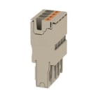 WEIDMULLER - Connettore PUSH IN Beige scuro 4 mm² 32 A 800 V V-0 Wemid Larghezza 24.4 mm Posizione verticale 19 mm APG 4/4.