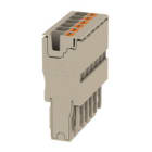WEIDMULLER - Connettore PUSH IN Beige scuro 4 mm² 32 A 800 V V-0 Wemid Larghezza 36.6 mm Posizione verticale 19 mm APG 4/6.