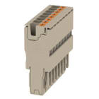 WEIDMULLER - Connettore PUSH IN Beige scuro 4 mm² 32 A 800 V V-0 Wemid Larghezza 48.8 mm Posizione verticale 19 mm APG 4/8.