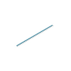 WEIDMULLER - Collegamento trasversale (Relè) blu 17.5 A tagliabile a misura, 26 poli, Passo 12.80 mm - TCC 12.8/26 BL.
