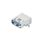 WEIDMULLER - Connettore femmina USB 3.0 Type A 5 Gbps per PCB, collegamento a saldare THT, schermatura elettroplaccata in oro su nichel.