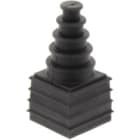 WEIDMULLER - Passacavo fessurato 2 mm - 11 mm, resistente da -40 °C a 120 °C, in TPE nero assoluto, modello CABTITE CSE 2-11 SML BK.