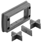 WEIDMULLER - Telaio di tenuta, sistema di inserimento cavi Cabtite, poliammide rinforzato in fibra di vetro, FR 16/8 BK set