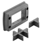WEIDMULLER - Telaio di tenuta, sistema di inserimento cavi, poliammide rinforzato in fibra di vetro, cabtite fr 10/6 bk set