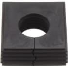 WEIDMULLER - Passacavo fessurato 20-21 mm, resistente da -40 °C a 120 °C, in TPE nero assoluto - CABTITE SE 20-21 LRG BK.