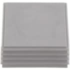 WEIDMULLER - Passacavo fessurato in TPE, resistente da -40 °C a 90 °C, colore grigio chiaro, modello CABTITE BSE LRG GY.