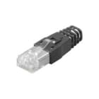WEIDMULLER - Connettore RJ45 IP20 per collegamento RJ45 e crimpatura PROFINET AWG 23-22 IE-PS-RJ45-TH-BK-P.