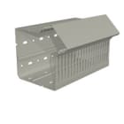 WEIDMULLER - Angolo canalina, Posizione verticale: 110 mm, Larghezza: 110 mm, fessurato, Larghezza intaglio: 4.00 mm, Distanza intaglio: 6.00 mm CD-COD 110X110 4/6 GY