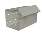 WEIDMULLER - Angolo canalina, Posizione verticale: 110 mm, Larghezza: 110 mm, fessurato, Larghezza intaglio: 4.00 mm, Distanza intaglio: 6.00 mm CD-COD 110X110 4/6 GY