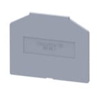 WEIDMULLER - Piastre terminali grigie, posizione verticale 46 mm, larghezza 1.5 mm, V-0, poliammide SEP SRL 4.