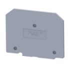 WEIDMULLER - Piastre terminali grigie, posizione verticale 63.5 mm, larghezza 2 mm, V-0, poliammide SEP SRL 6.