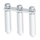 WEIDMULLER - Morsetto collegamento trasversale nero/grigio, 41A, 3 poli, passo 9.00mm, larghezza 23mm, SQV 3/3.