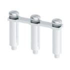 WEIDMULLER - Morsetto di collegamento trasversale nero/grigio 125A, 3 poli, passo 18.00mm, larghezza 43.1mm, SQV 6/3.